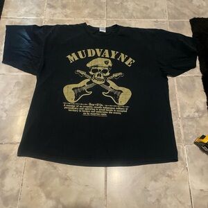 Vintage Mudvayne Guerilla Tour T-Shirt XXL Concert Tee Original Y2K